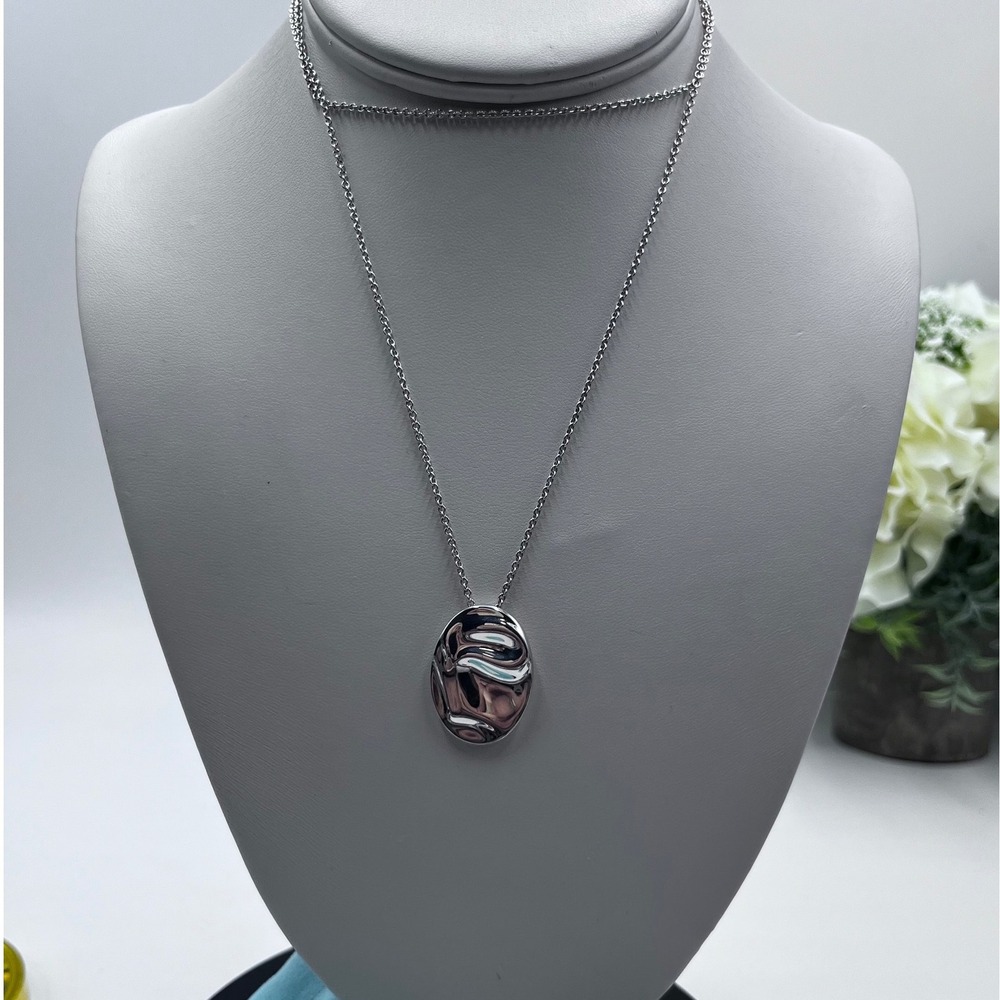 Tiffany & Co. Sterling Silver Elsa Peretti Zodiac Taurus Necklace Long Chain